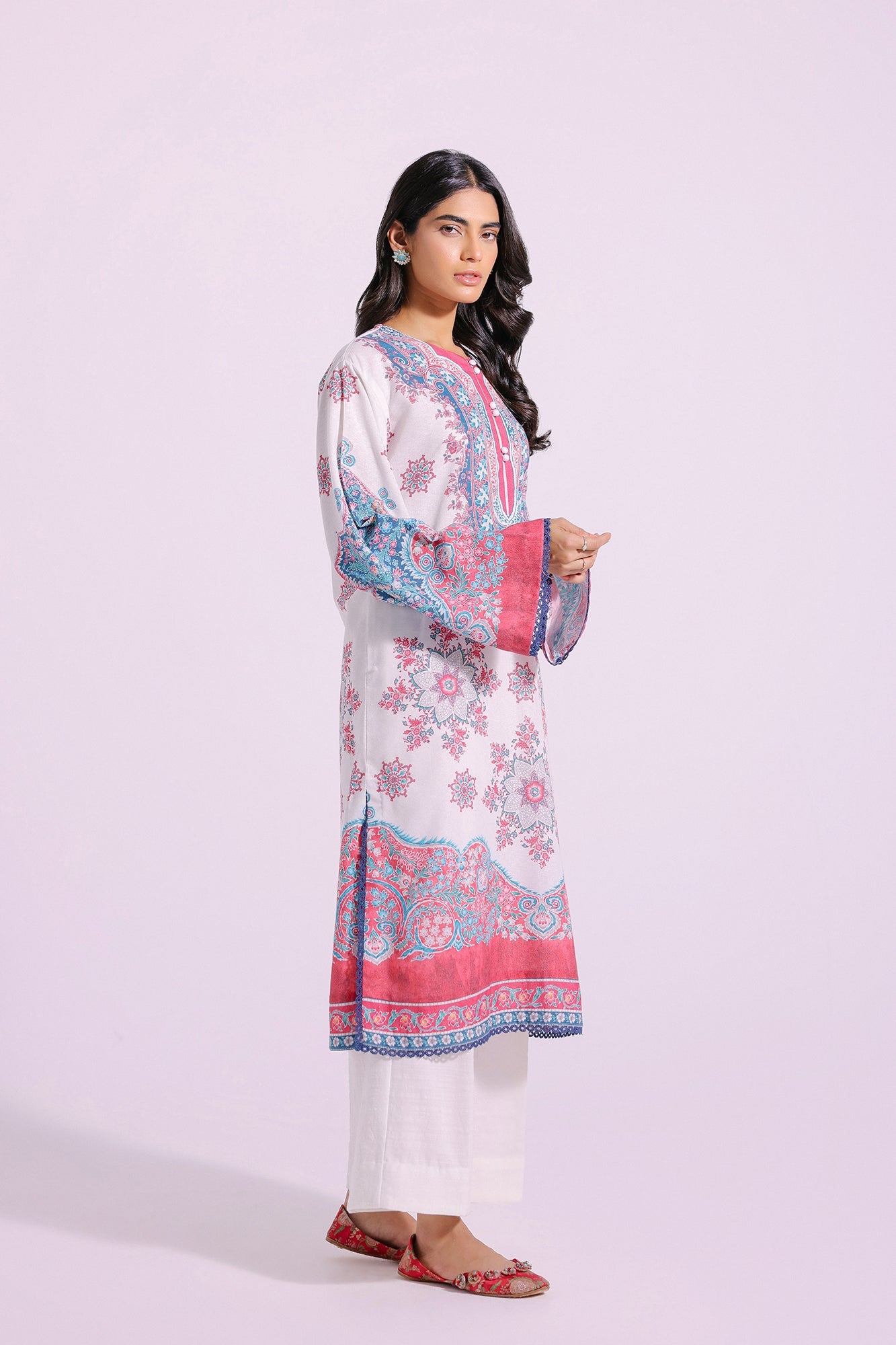 Ethnic - PRINTED SUIT (E0276/202/001)