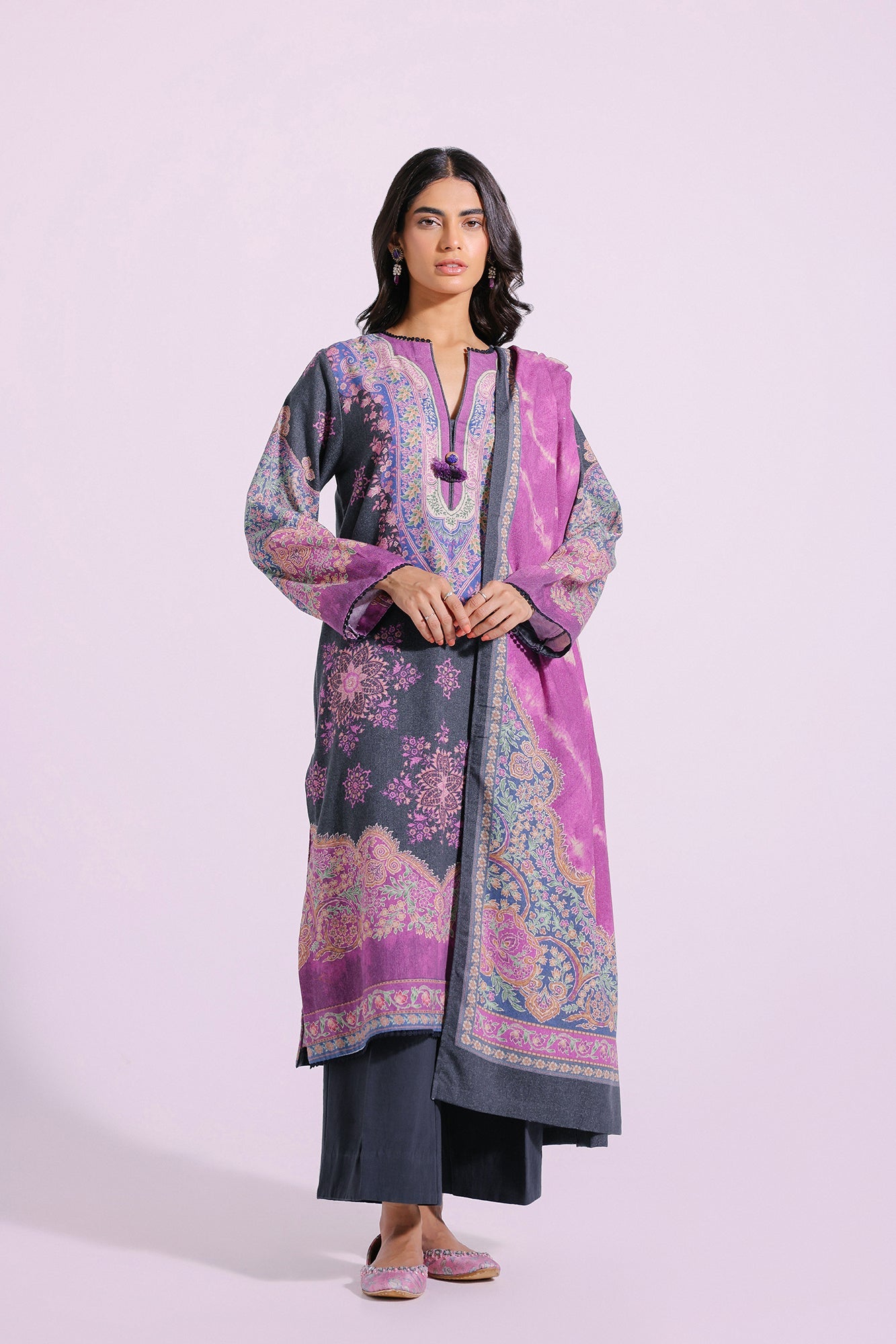 Ethnic - PRINTED SUIT (E0276/202/902)