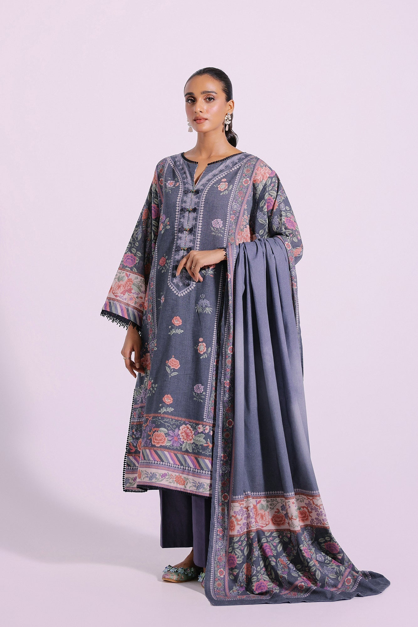 Ethnic - PRINTED SUIT (E0277/202/904)