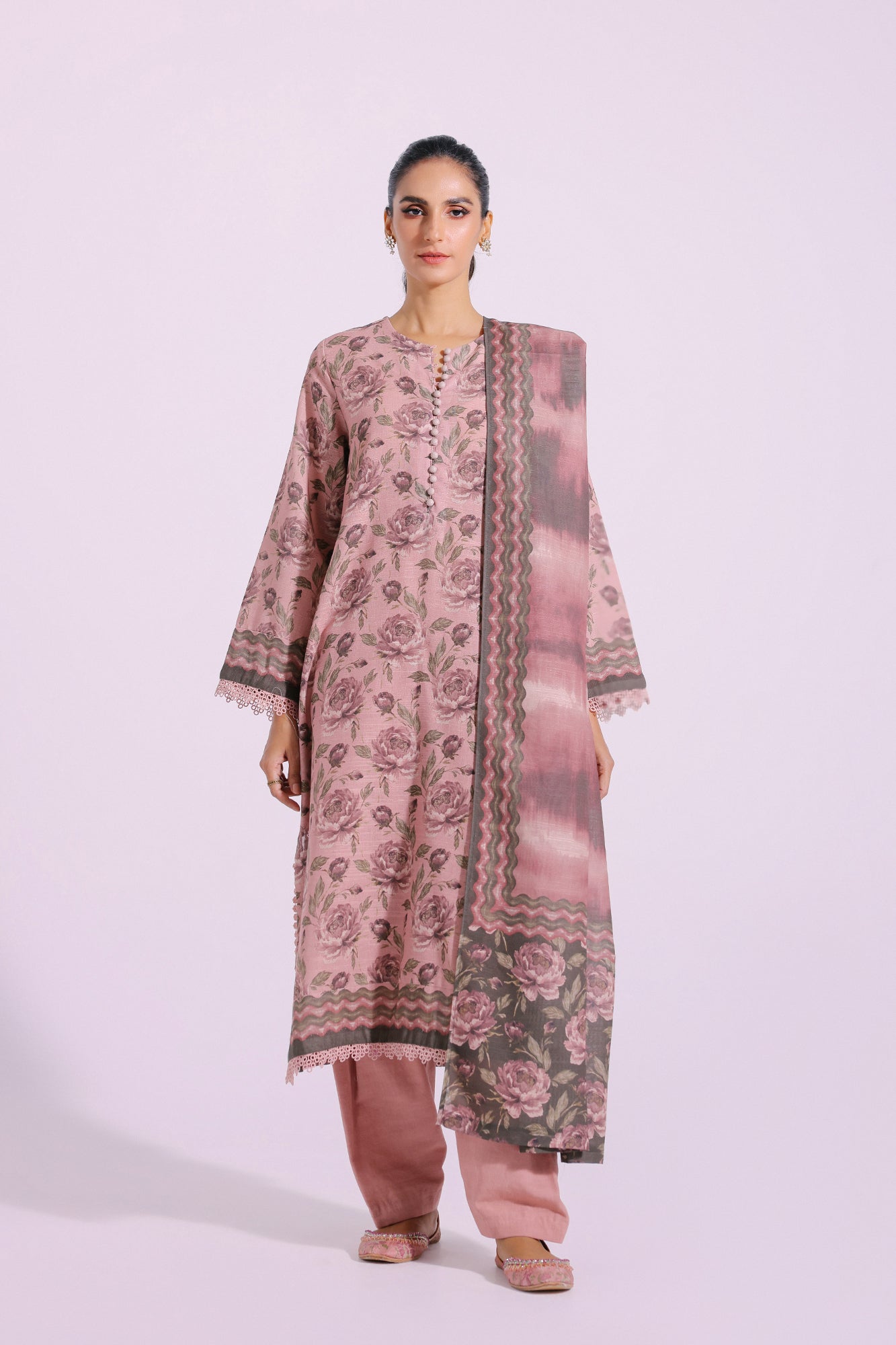 Ethnic - PRINTED SUIT (E0285/202/120)