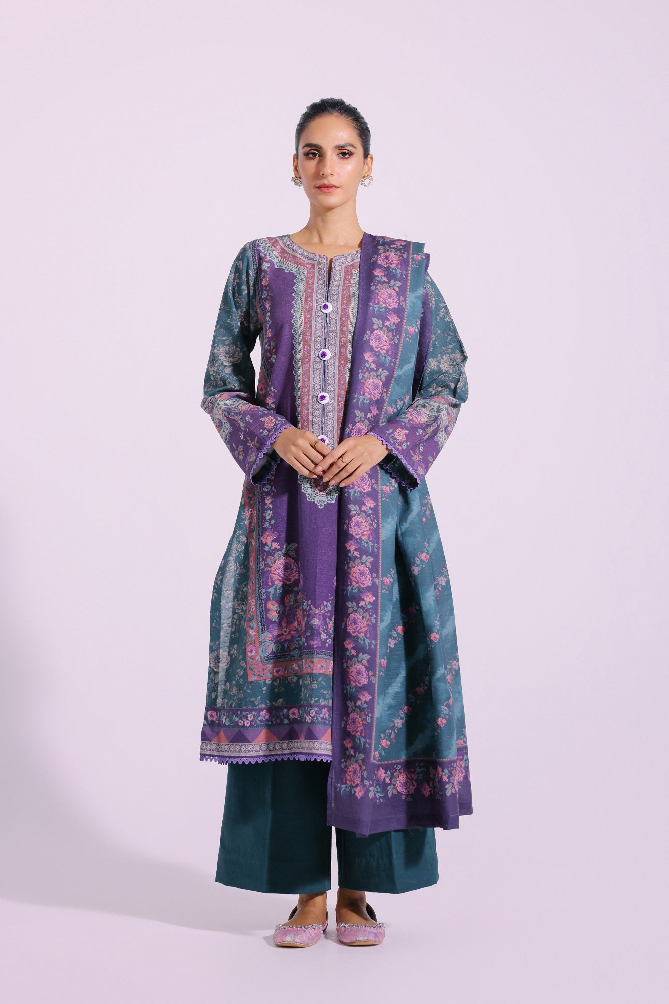 Ethnic - PRINTED SUIT (E0291/202/602)