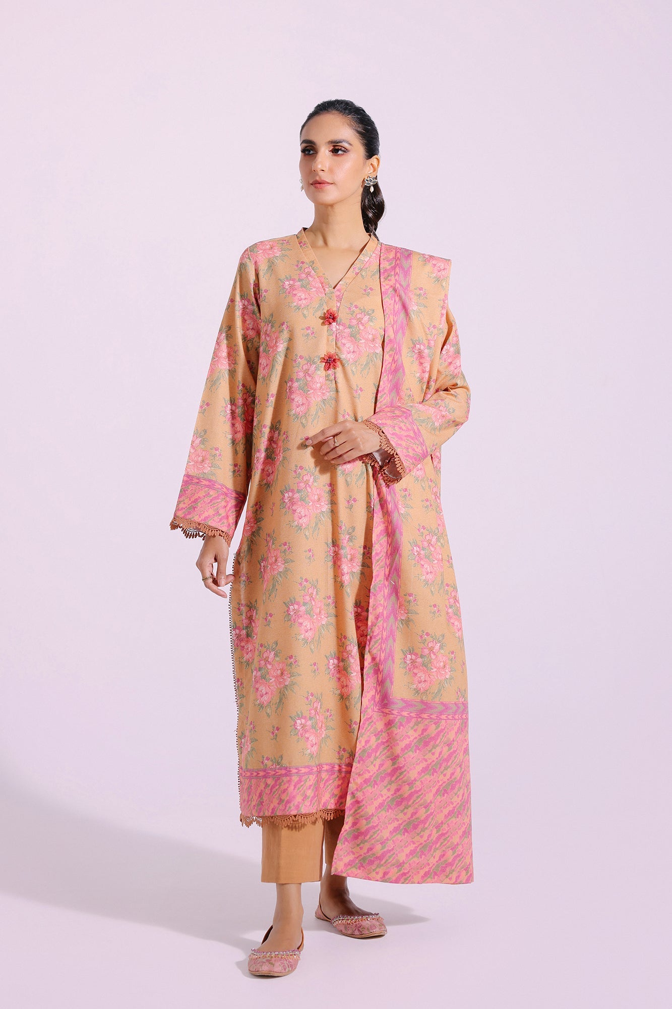 Ethnic - PRINTED SUIT (E0299/202/113)