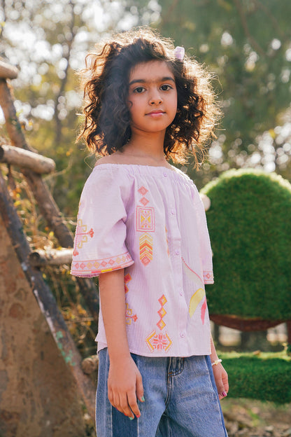 Ethnic - EMBROIDERED TOP (E0318/301/513)