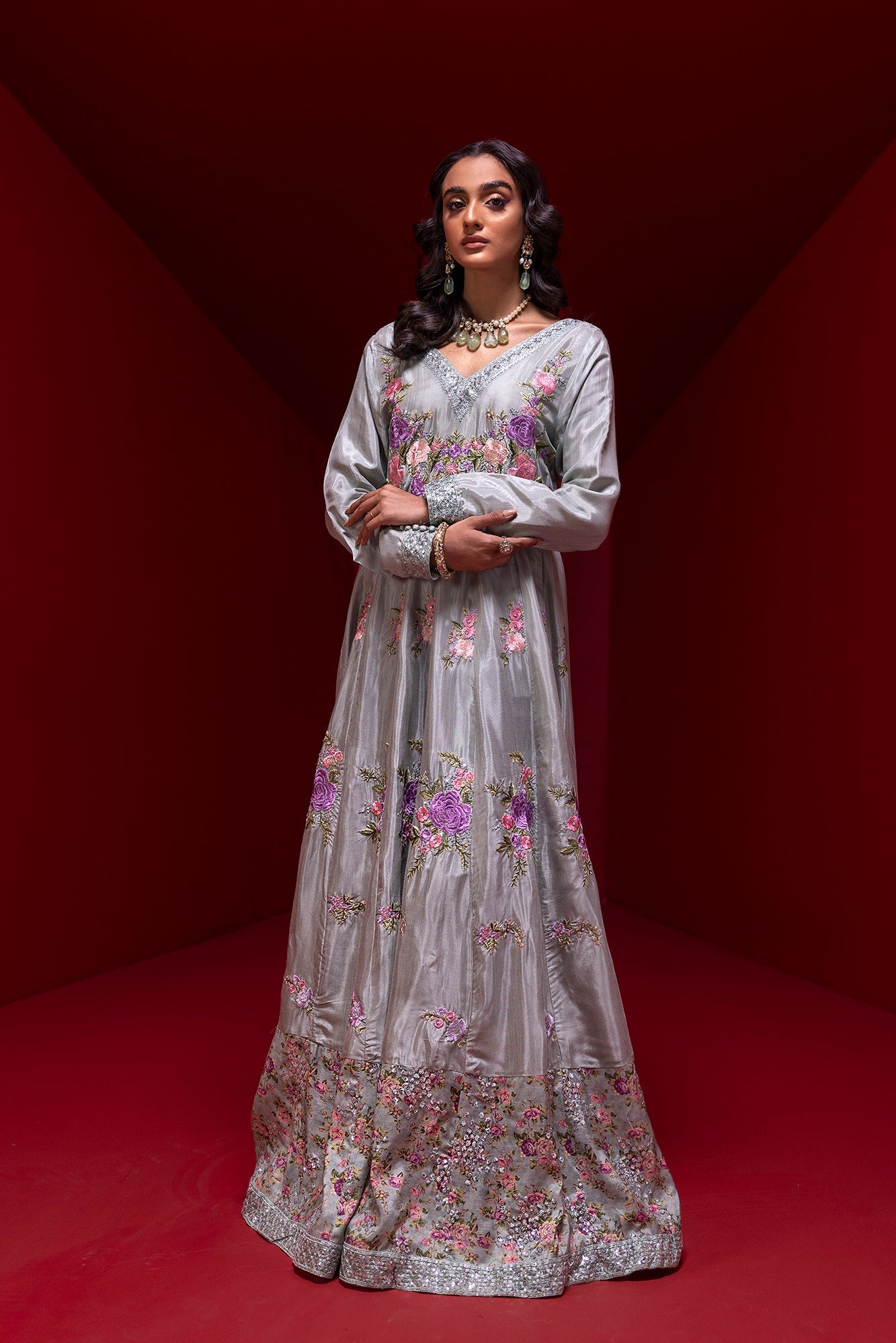 Ethnic - EMBROIDERED PISHWAS (E0326/104/129)