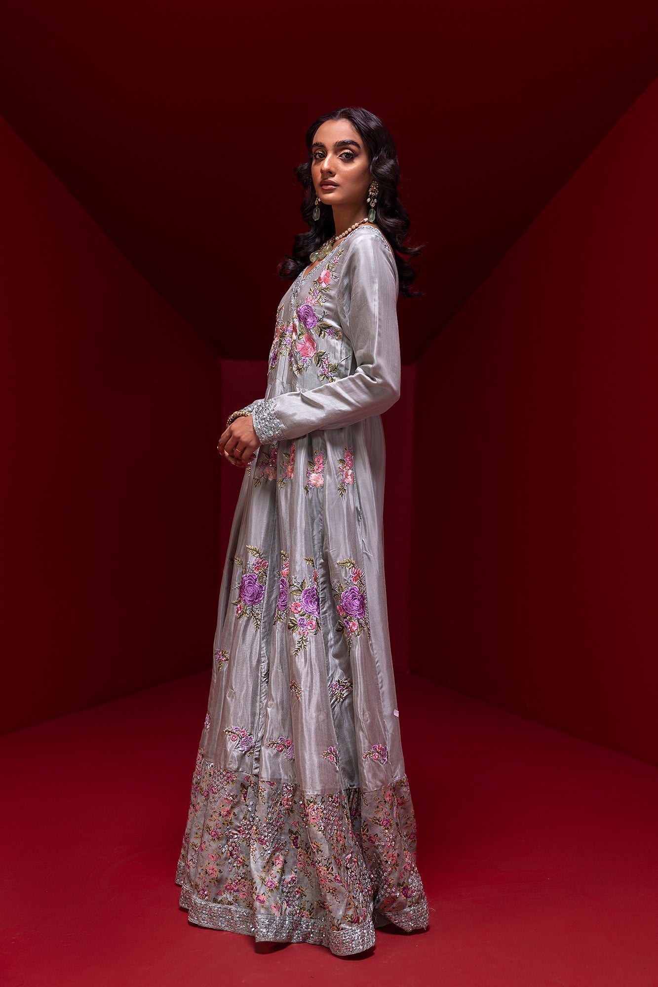 Ethnic - EMBROIDERED PISHWAS (E0326/104/129)