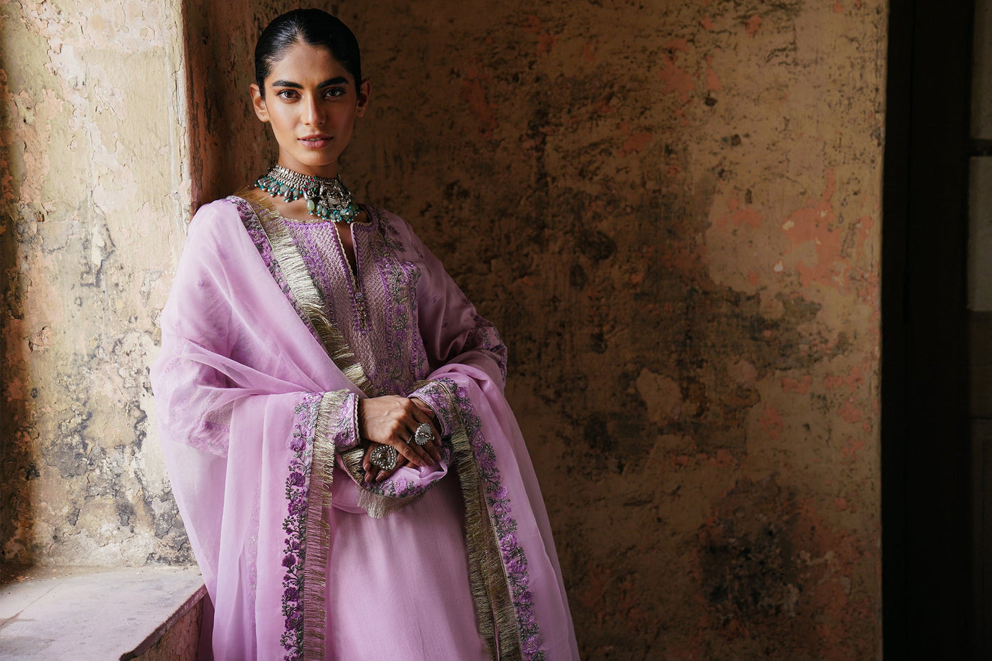 Ethnic - EMBROIDERED SUIT (E0472/105/514)