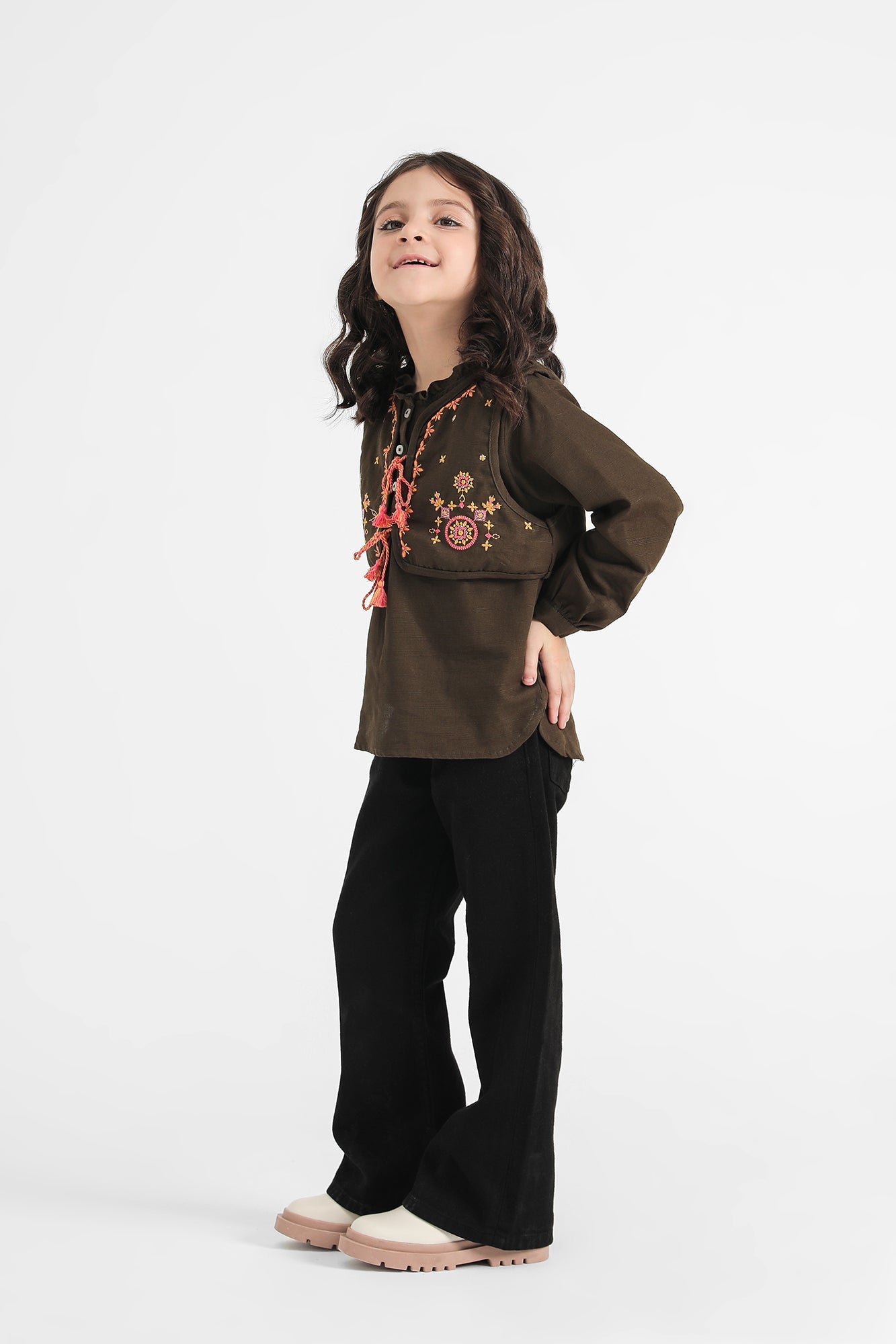 Ethnic - EMBROIDERED TOP (E0529/401/118)