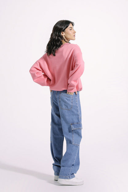 Ethnic - BAGGY DRAW STRING SWEATER (E0533/108/423)