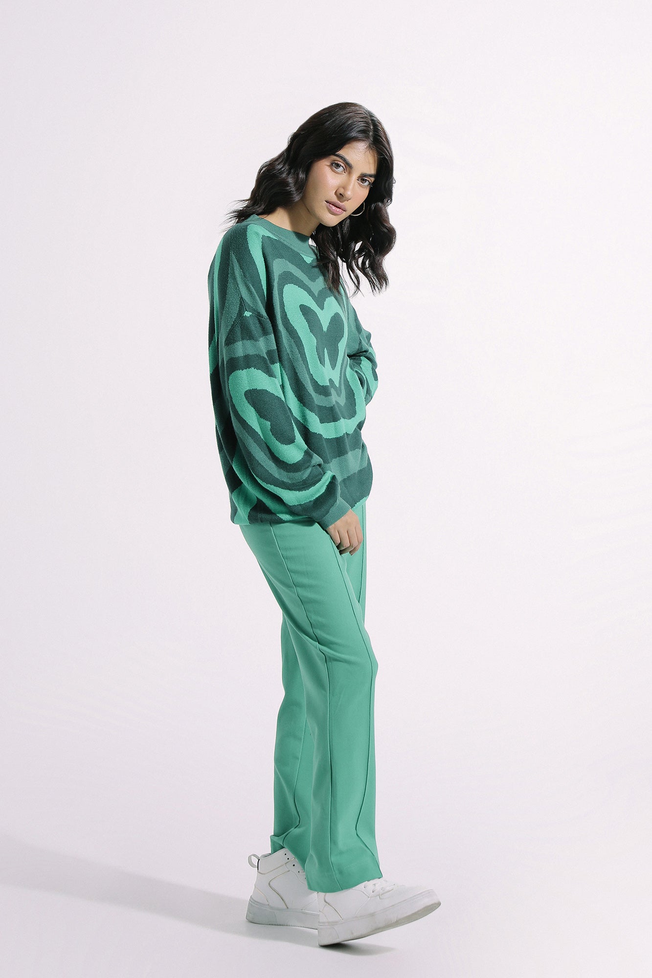 Ethnic - PSYCHEDELIC JACQUARD SWEATER (E0546/108/710)