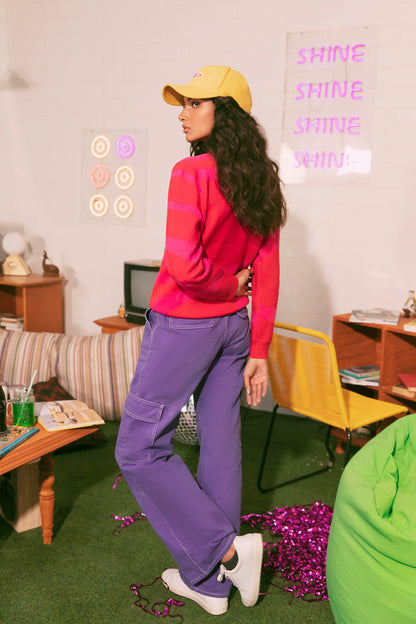 Ethnic - PSYCHEDELIC JACQUARD SWEATER (E0552/108/419)