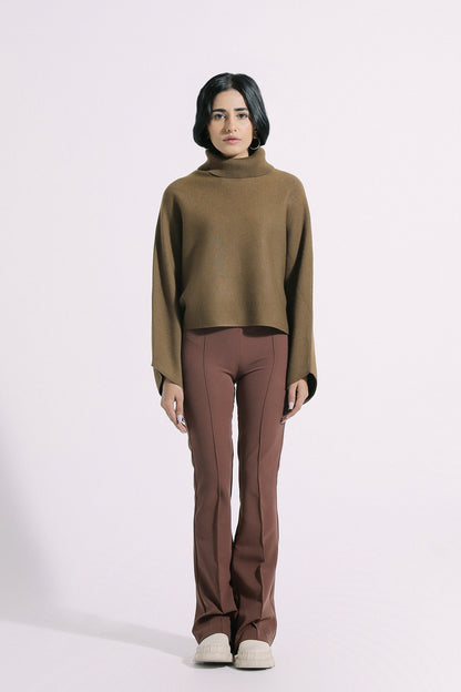 Ethnic - HI-NECK CAPE SWEATER (E0553/108/217)