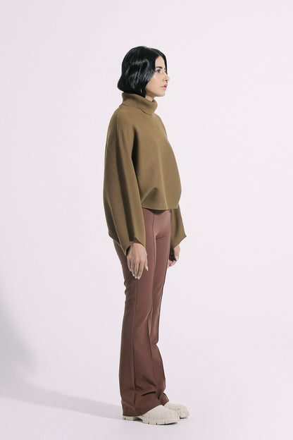 Ethnic - HI-NECK CAPE SWEATER (E0553/108/217)