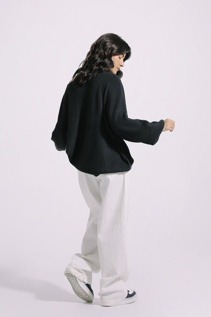 Ethnic - CUT OUT NECK SWEATER (E0555/108/902)