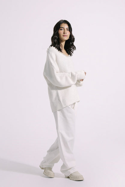 Ethnic - BEADED KNIT SWEATER (E0557/108/002)