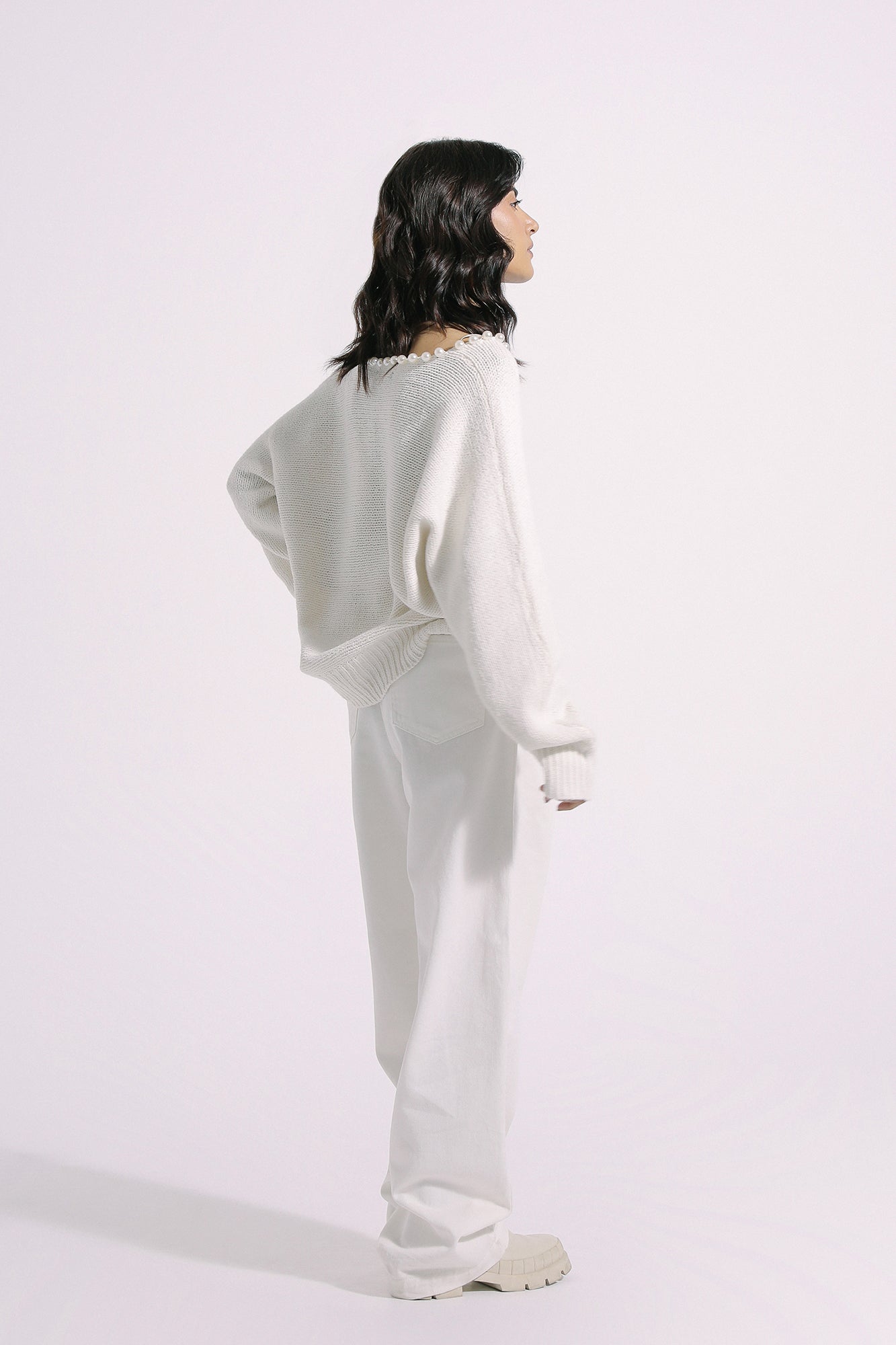 Ethnic - BEADED KNIT SWEATER (E0557/108/002)