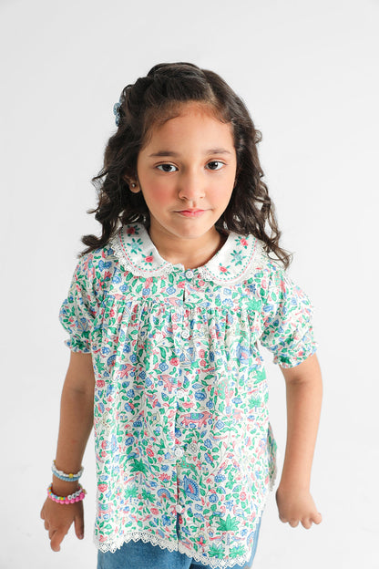 Ethnic - PRINTED TOP (E0599/301/003)