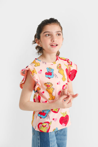 Ethnic - PRINTED T-SHIRT (E0606/401/129)