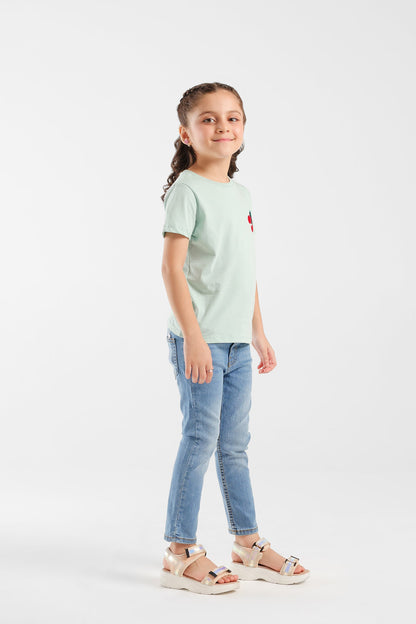 Ethnic - EMBELLISHED T-SHIRT (E0612/401/126)