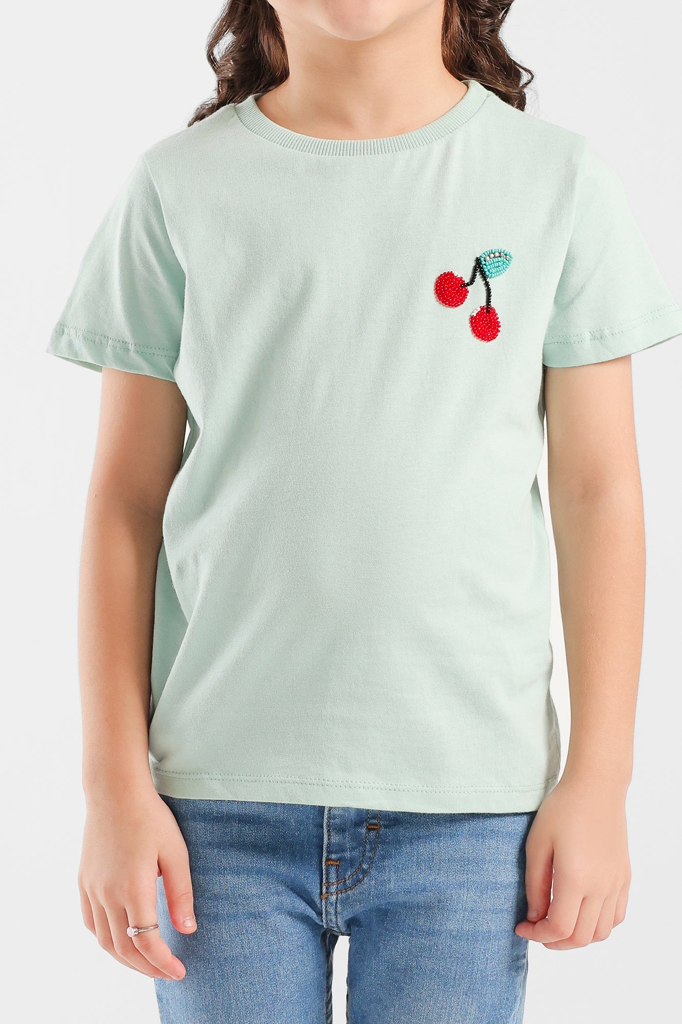 Ethnic - EMBELLISHED T-SHIRT (E0612/401/126)