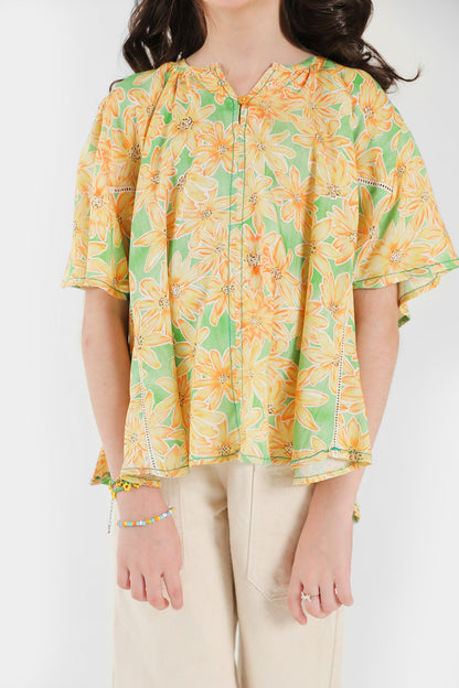 Ethnic - PRINTED TOP (E0664/401/708)