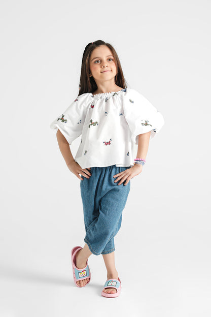 Ethnic - EMBROIDERED TOP (E0666/401/001)