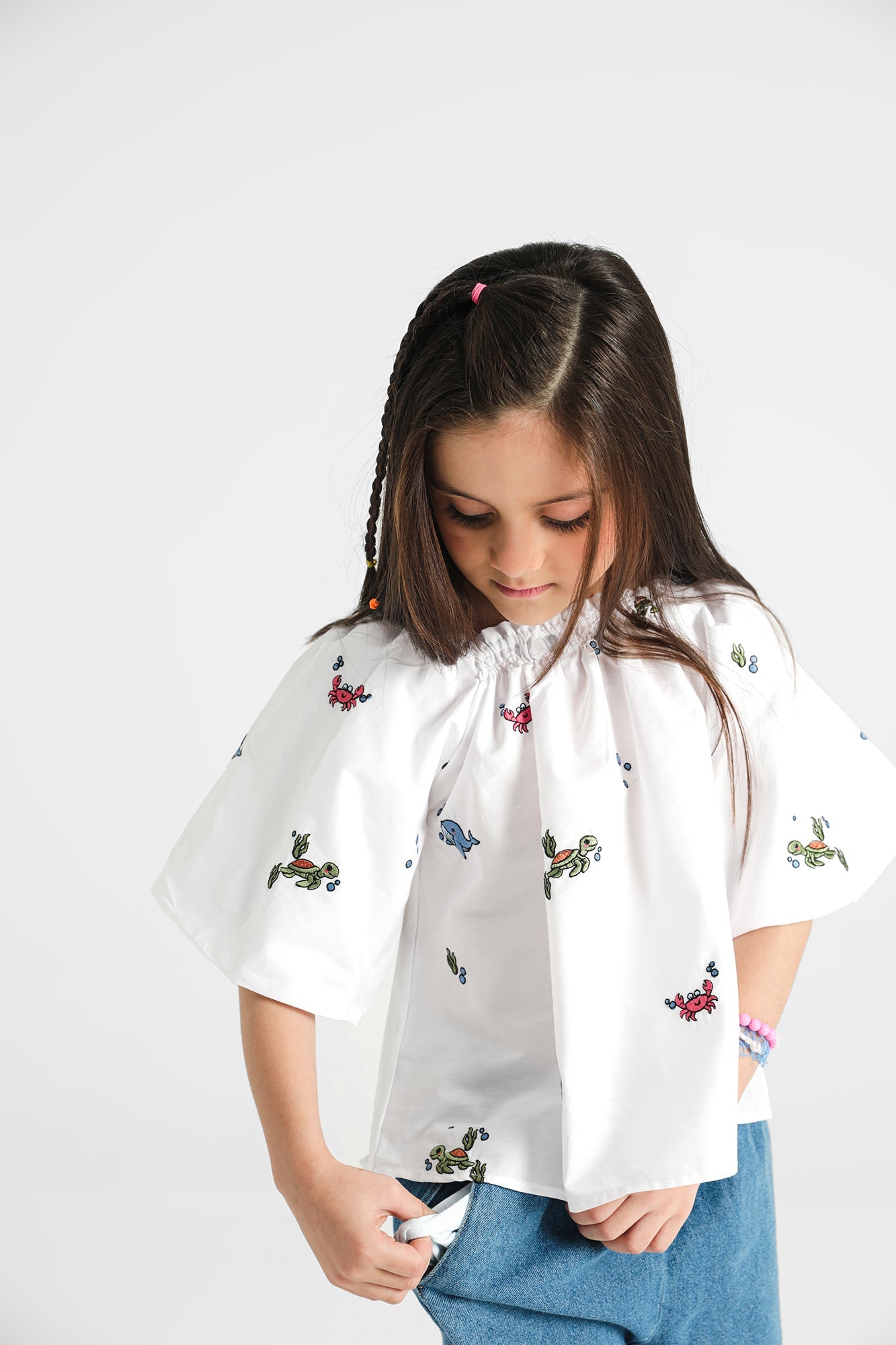 Ethnic - EMBROIDERED TOP (E0666/401/001)