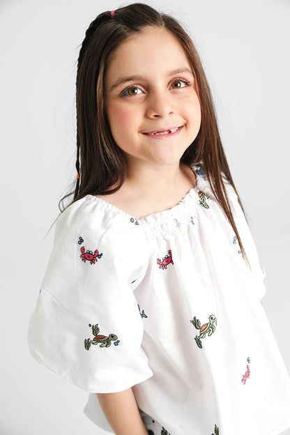 Ethnic - EMBROIDERED TOP (E0666/401/001)