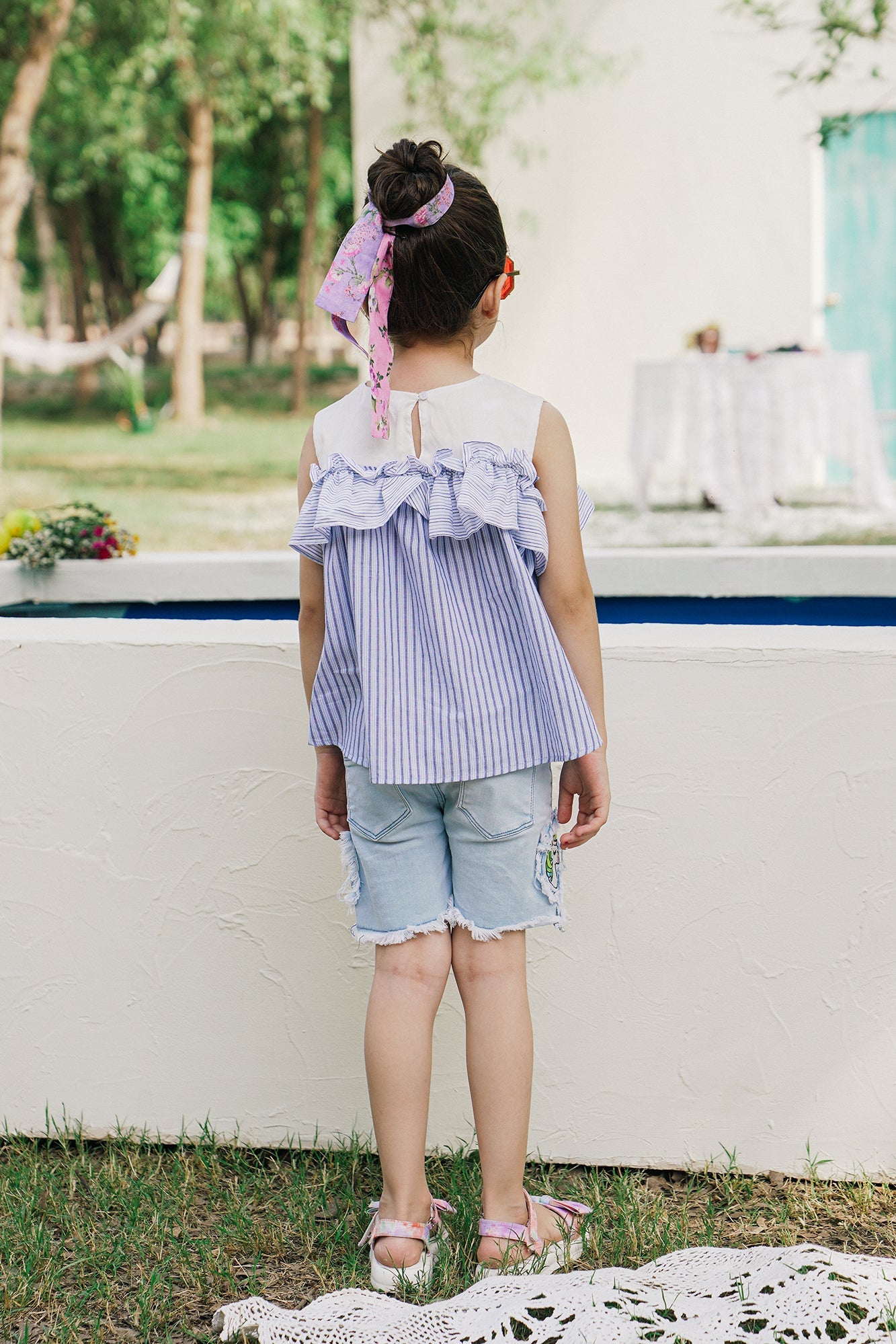 Ethnic - STRIPED TOP (E0670/401/606)