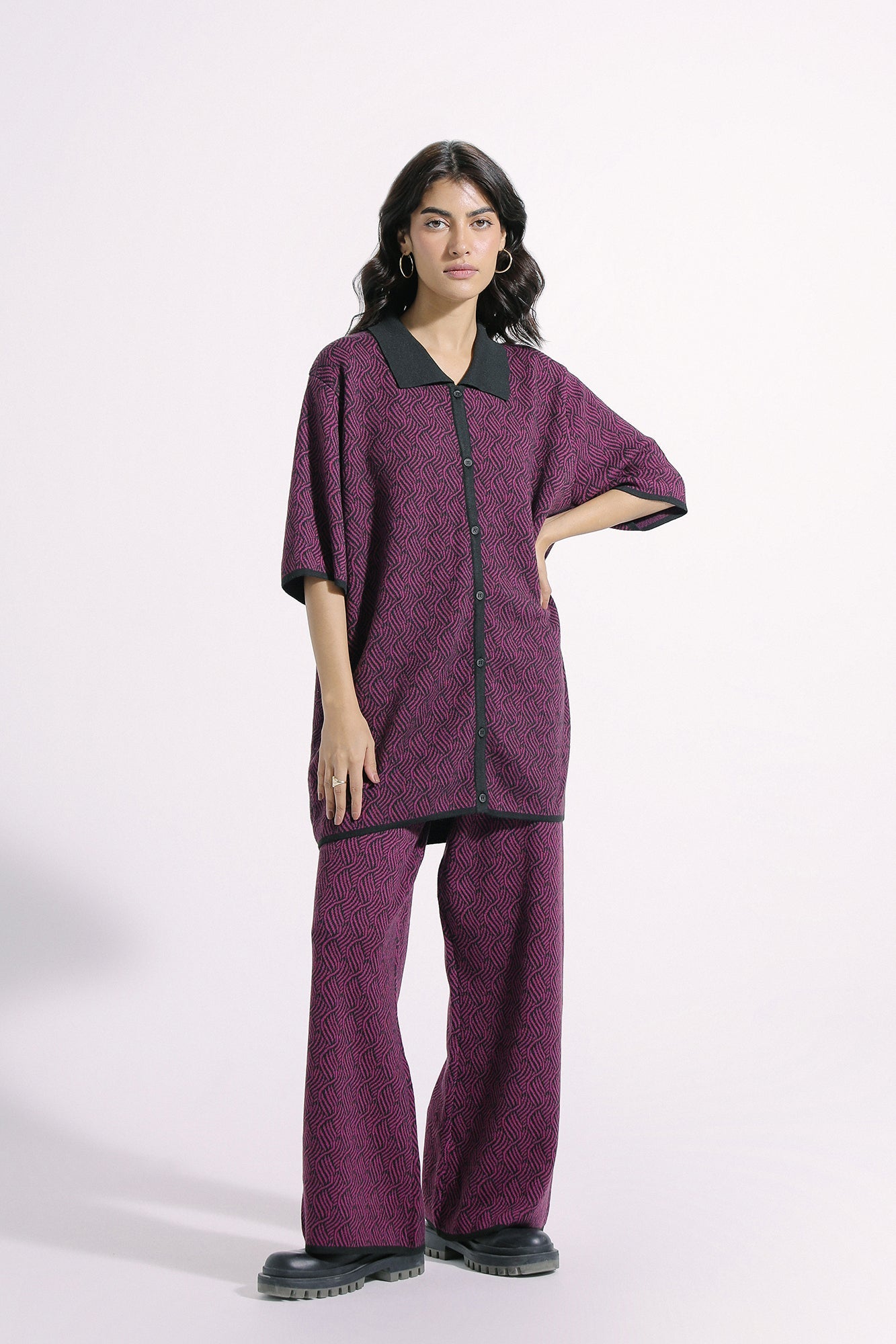 Ethnic - JACQUARD CO-ORD SET (E0675/108/519)