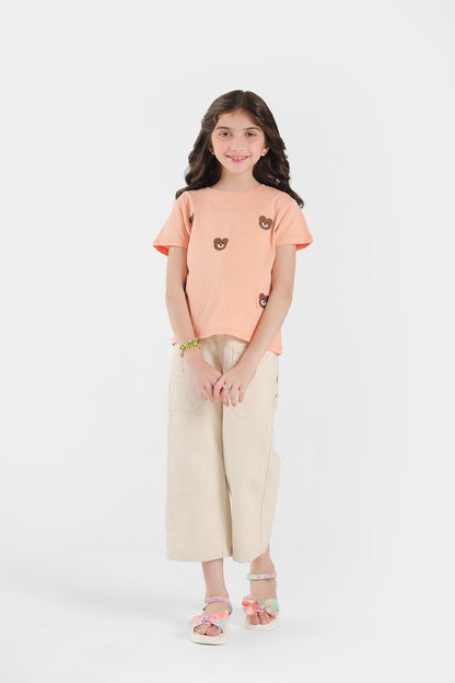 Ethnic - EMBROIDERED T-SHIRT (E0700/401/214)