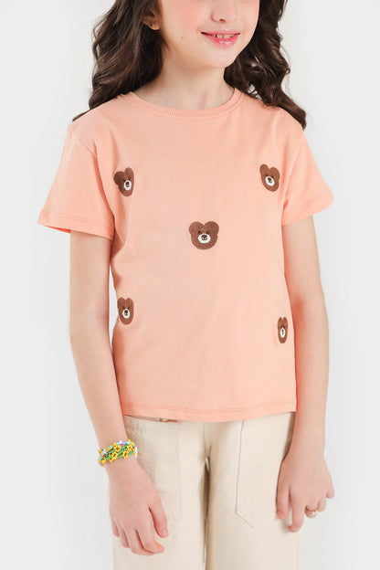 Ethnic - EMBROIDERED T-SHIRT (E0700/401/214)