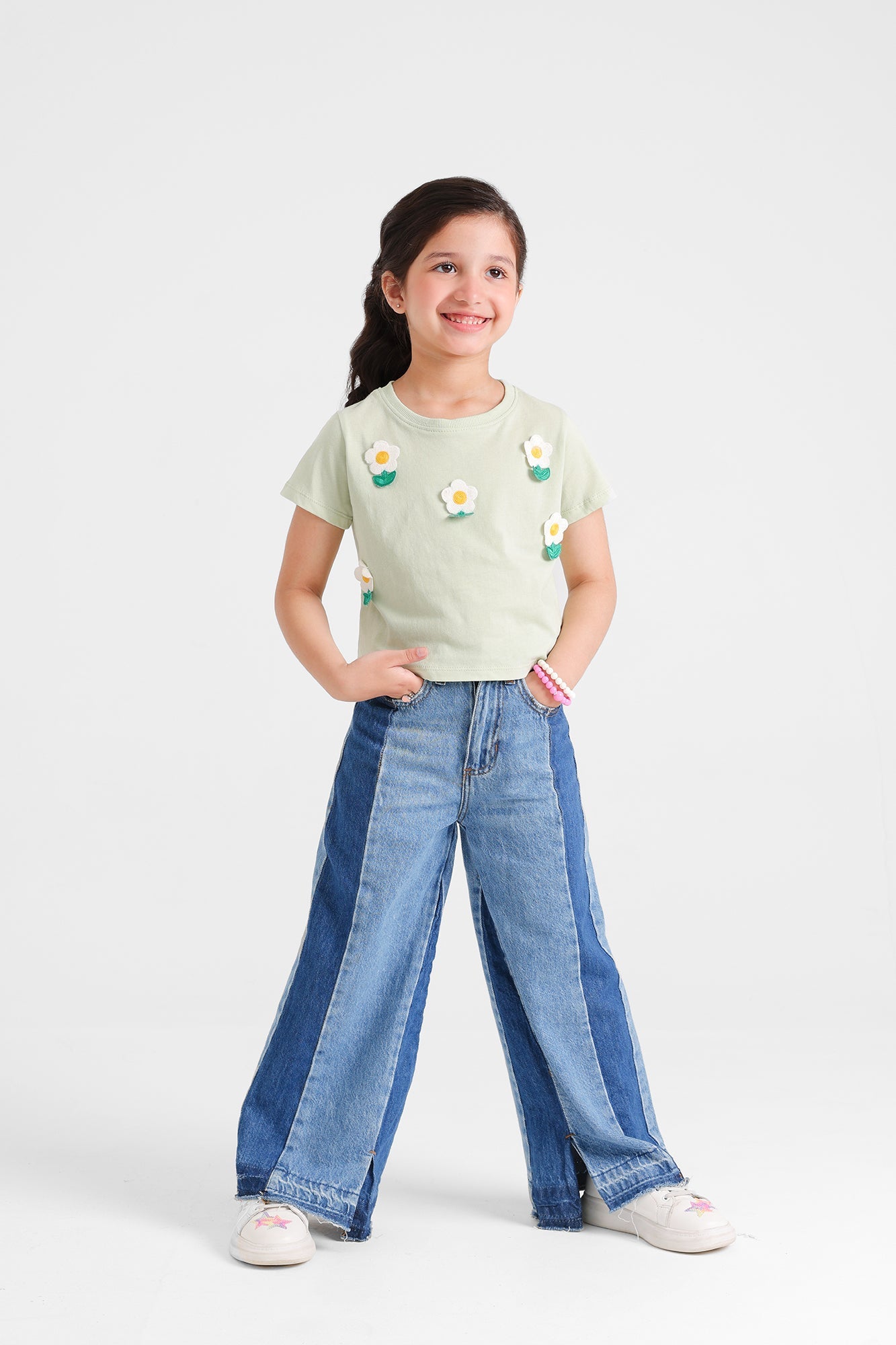 Ethnic - EMBROIDERED T-SHIRT (E0701/401/129)