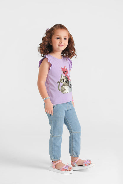 Ethnic - EMBELLISHED T-SHIRT (E0704/301/511)