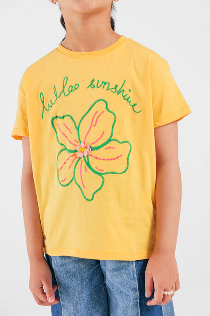 Ethnic - EMBROIDERED T-SHIRT (E0708/301/224)