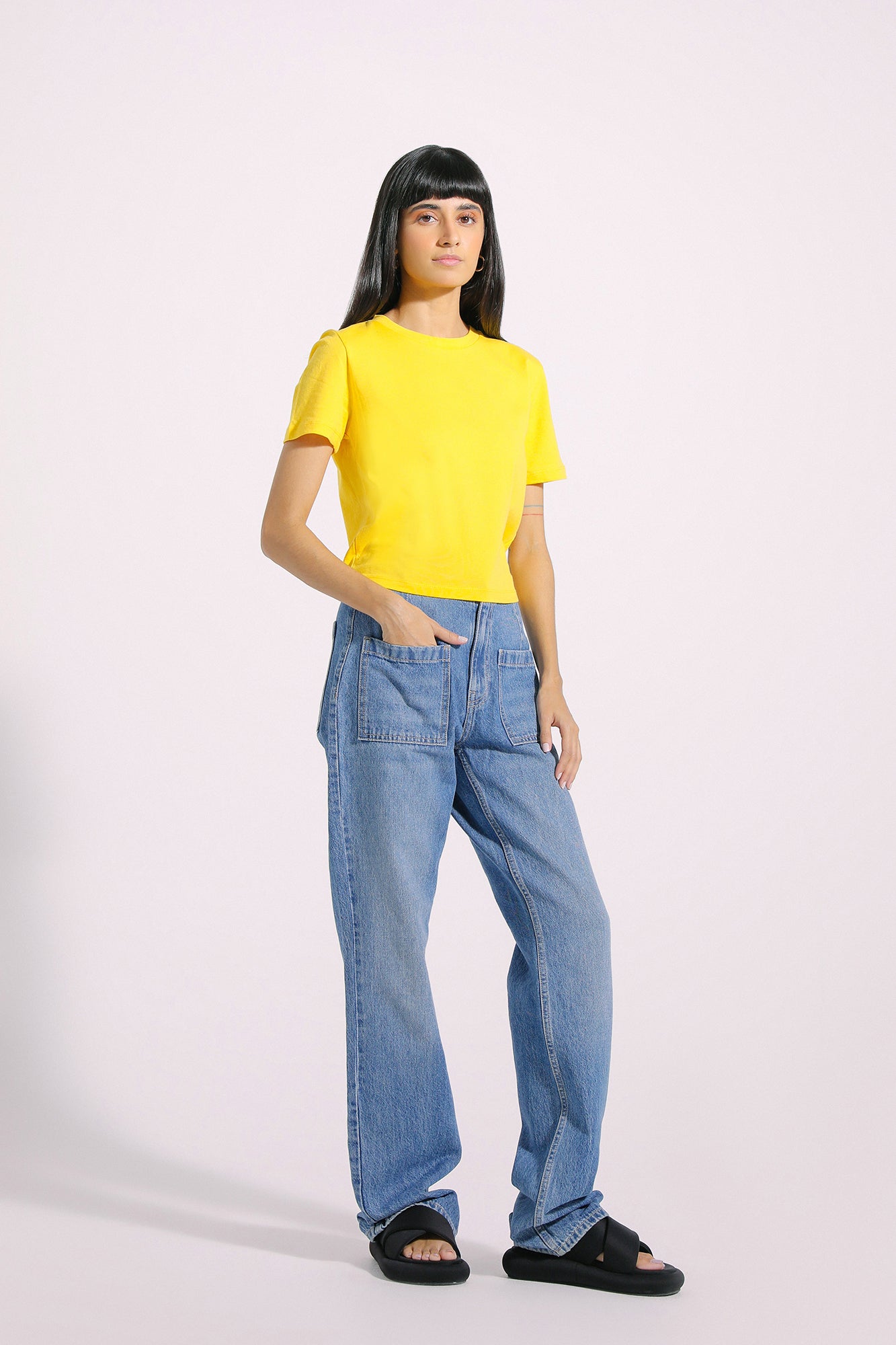 Ethnic - HALF SLEEVES T-SHIRT (E0751/108/221)