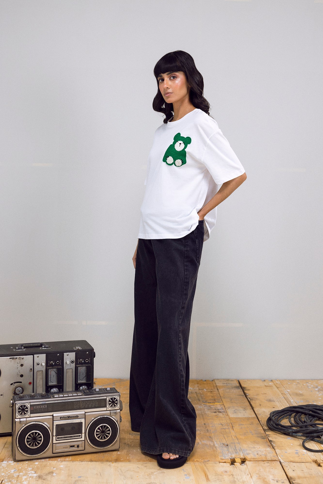 Ethnic - EMBROIDERED T-SHIRT (E0753/108/003)