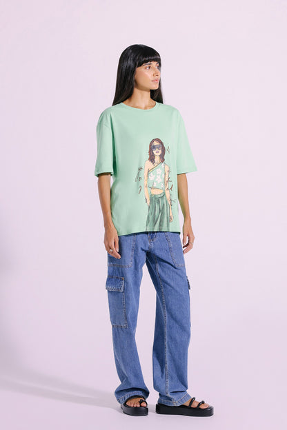 Ethnic - PRINTED T-SHIRT (E0755/108/163)