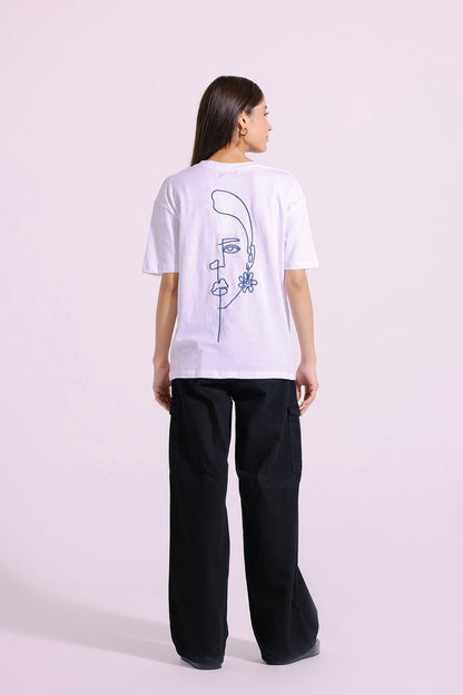 Ethnic - EMBROIDERED T-SHIRT (E0756/108/003)