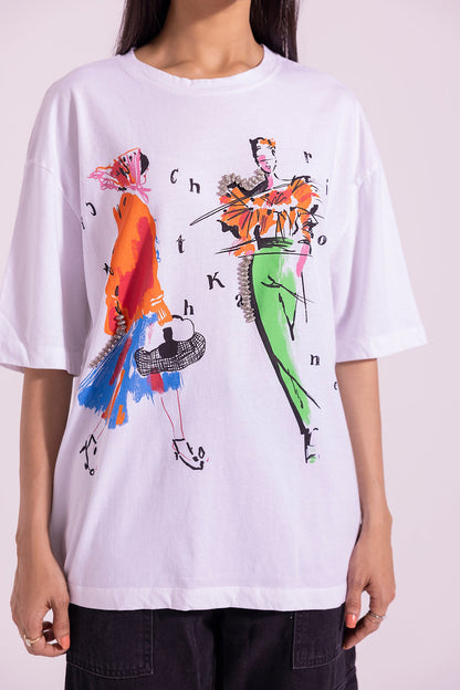 Ethnic - PRINTED T-SHIRT (E0761/108/003)