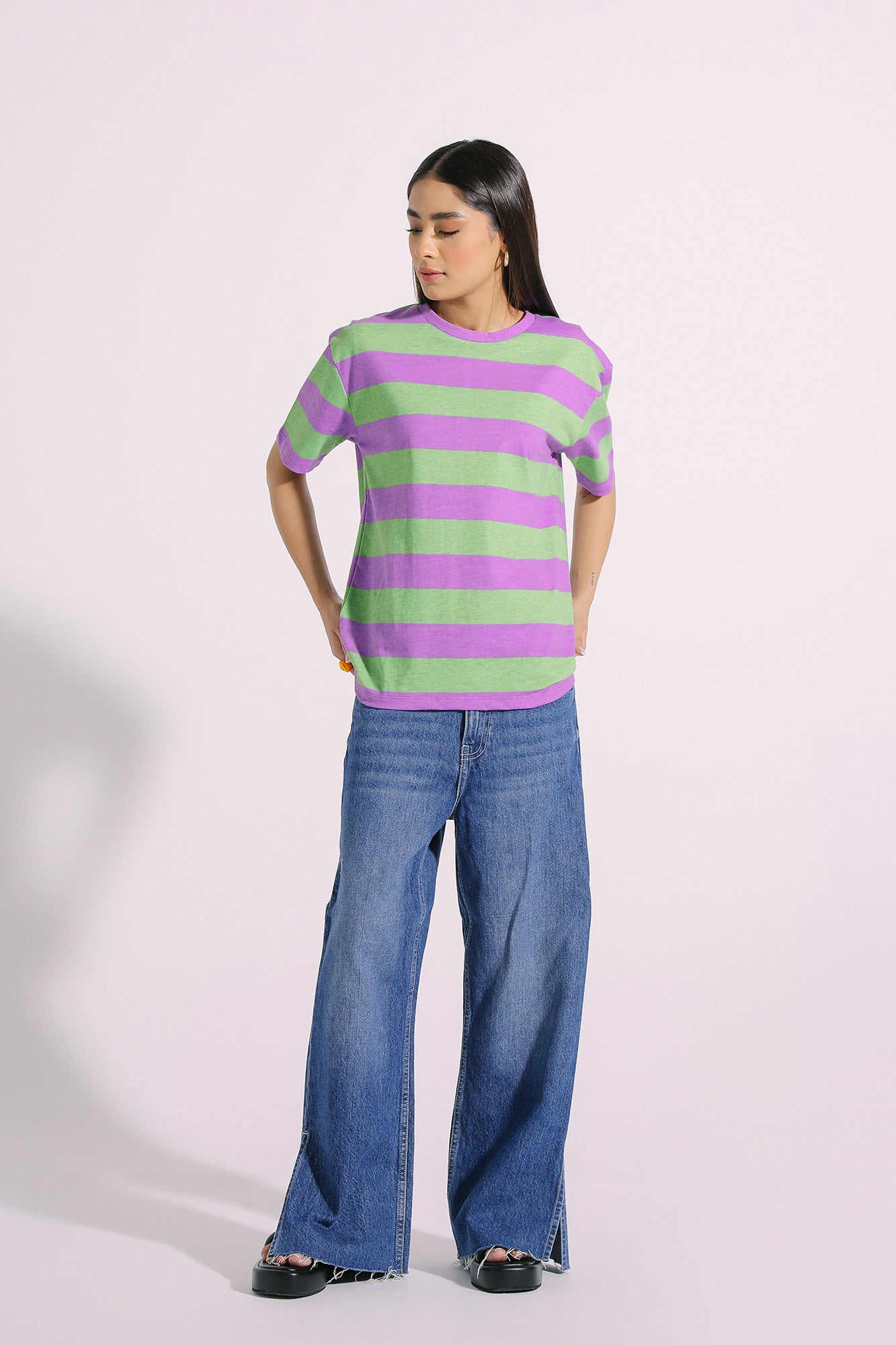 Ethnic - STRIPED T-SHIRT (E0764/108/001)