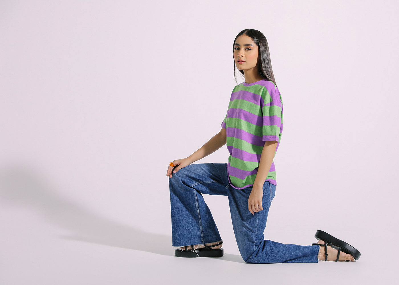 Ethnic - STRIPED T-SHIRT (E0764/108/001)