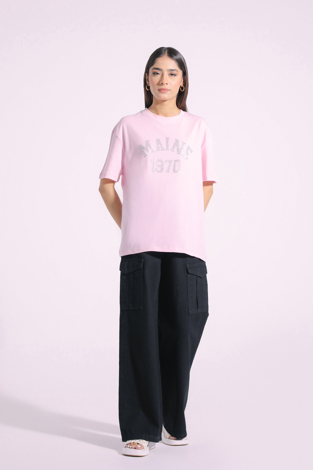 Ethnic - EMBELLISHED T-SHIRT (E0772/108/526)