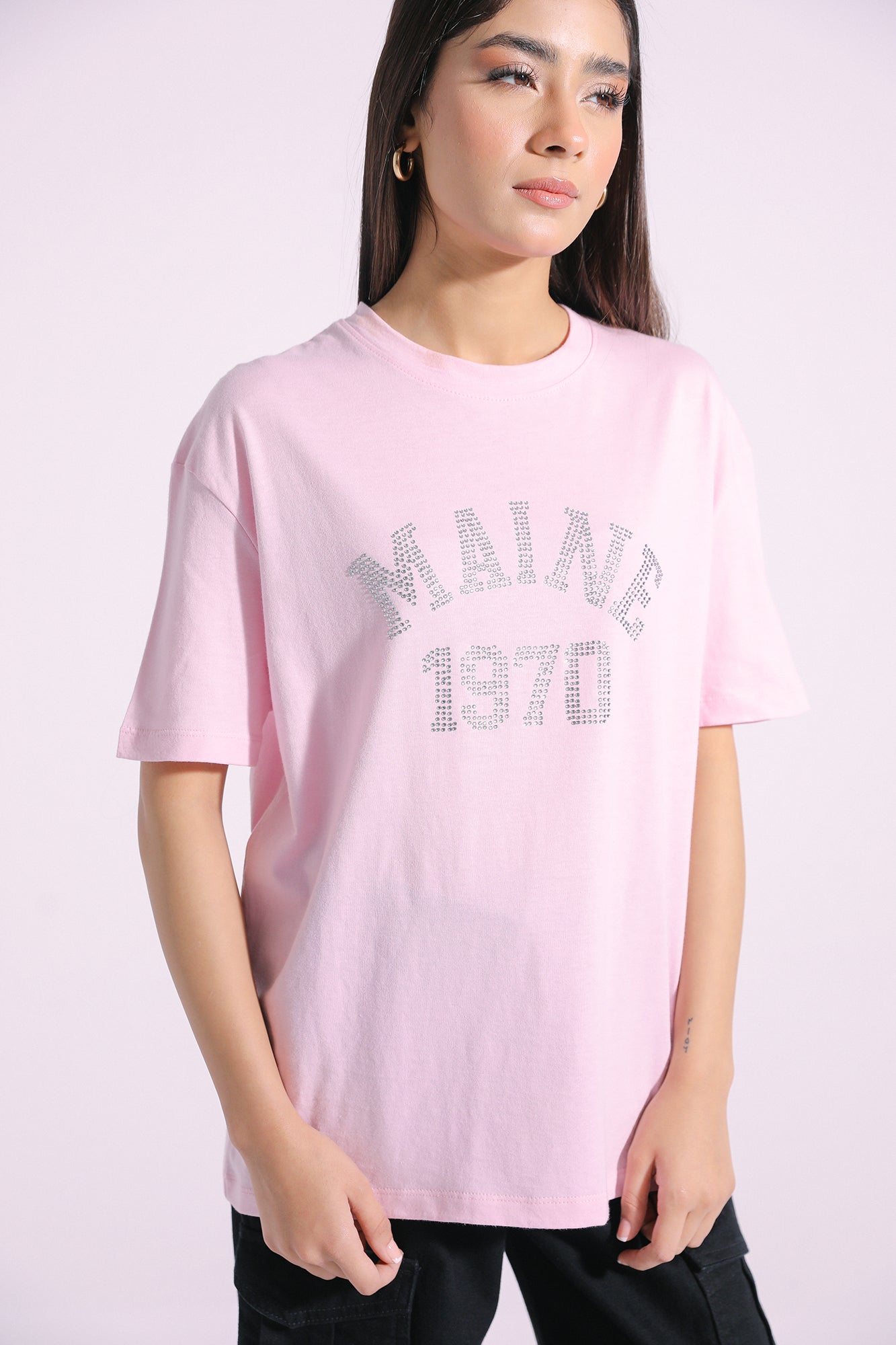 Ethnic - EMBELLISHED T-SHIRT (E0772/108/526)