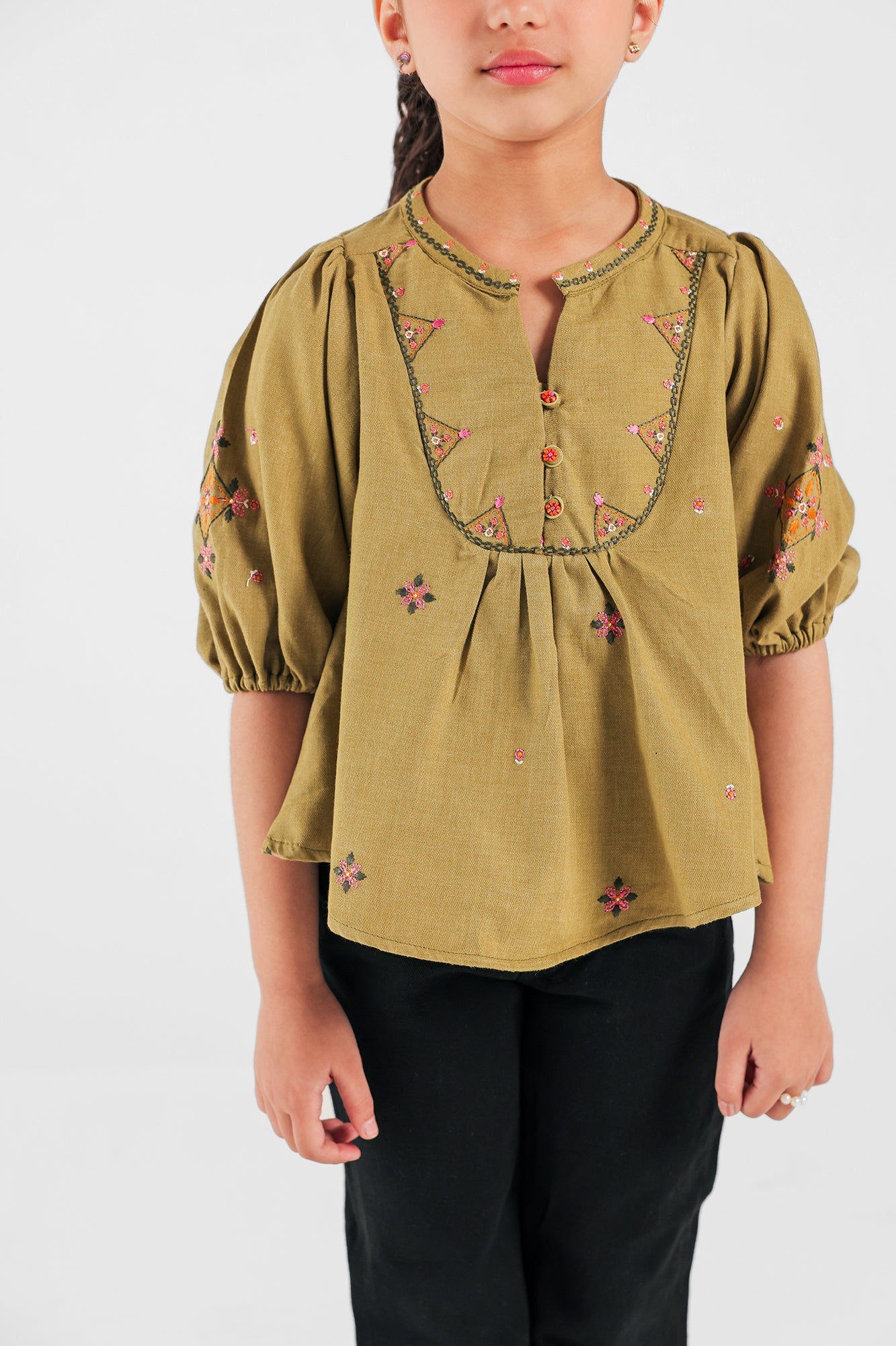 Ethnic - EMBROIDERED TOP (E0776/401/120)