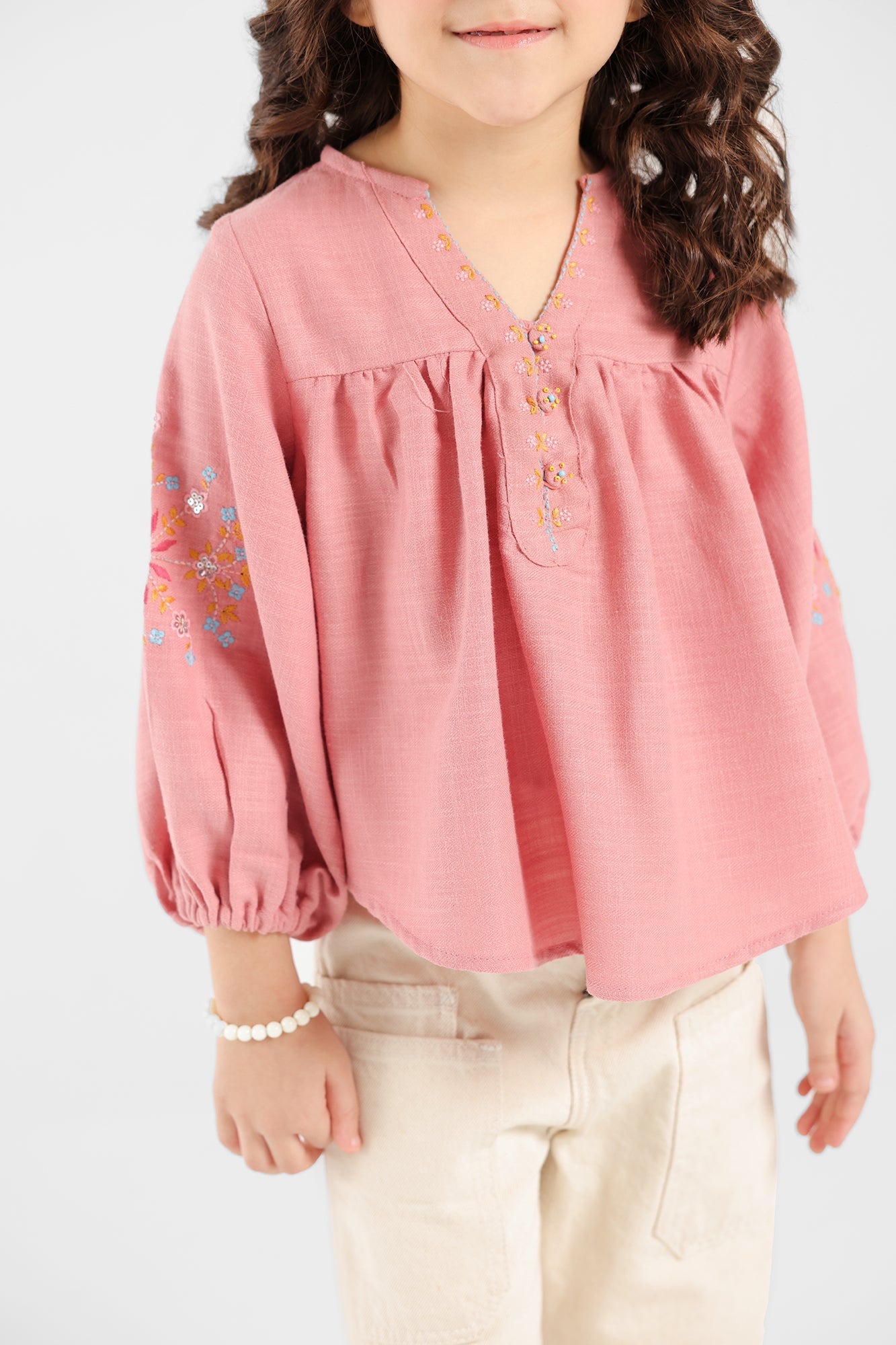 Ethnic - EMBROIDERED TOP (E0785/401/313)