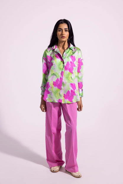 Ethnic - PRINTED BUTTON DOWN SHIRT (E0791/108/122)