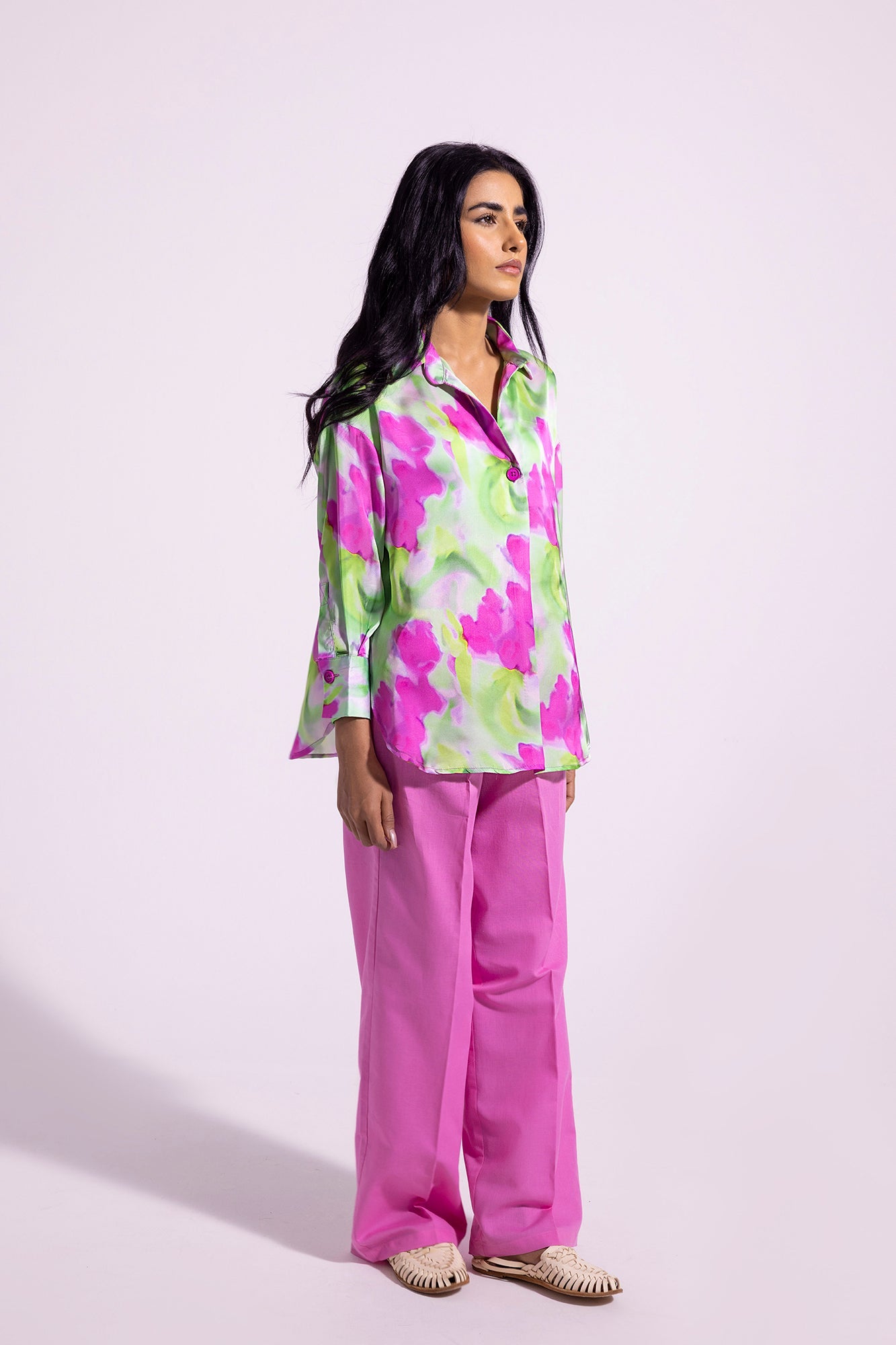 Ethnic - PRINTED BUTTON DOWN SHIRT (E0791/108/122)