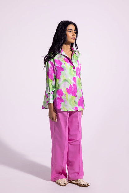 Ethnic - PRINTED BUTTON DOWN SHIRT (E0791/108/122)