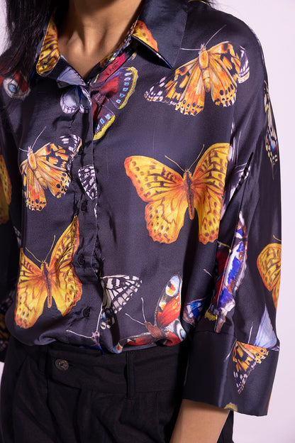 Ethnic - PRINTED BUTTON DOWN SHIRT (E0797/108/903)