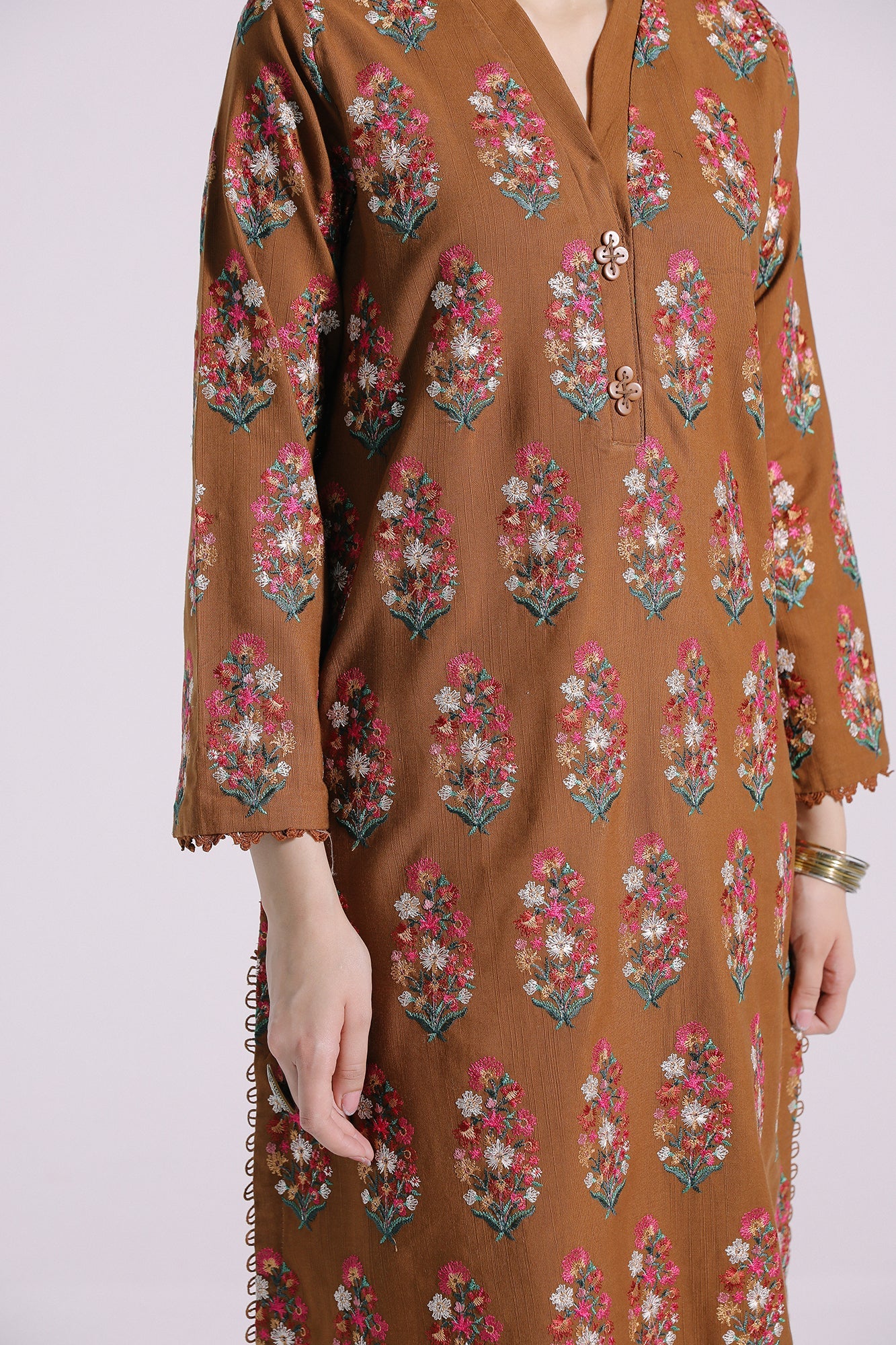 Ethnic - EMBROIDERED SHIRT (E0807/103/319)